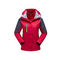 Women\'s Fashional 3-in-1 Jackets Waterproof Breathable Thermal / Warm Windproof Fleece Lining Winter Jackets