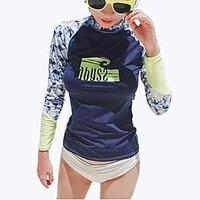 Women Sexy Swimming Suits UV Swimsuit Conjoined Sun-protective Swimwear Jellyfish Long-sleeve Wetsuit Suits=TopPants