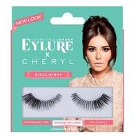 womens girls night eyelashes black