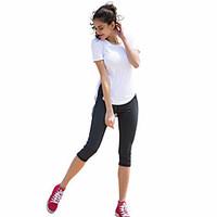 womens running 34 tights shorts leggings quick dry spring summer falla ...