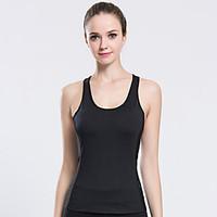 Women\'s Sleeveless Running Tops Breathable Quick Dry Spring Summer Fall/Autumn Sports Wear Exercise Fitness Slim Fashion