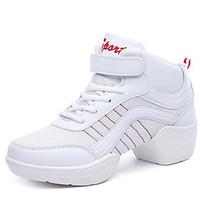 womens dance shoes sneakers breathable synthetic low heel blackwhite