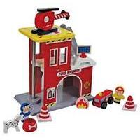 Wooden Small Rescue Playset