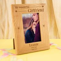 Wonderful Girlfriend Customised Oak Frame