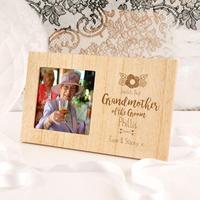 Worlds Best Grandmother of the Groom Customised Photo Frame