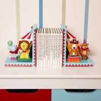 Wooden Vintage Circus Bookends