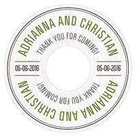 Woodland Diecut CD Label