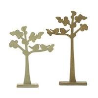 Wooden Die-cut Trees with \
