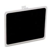 Wooden Black Board with Clip with White Wash Finish