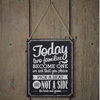 Wooden Two Sides Sign