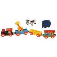 Wooden Railway Animal Train Set
