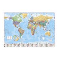 world map 2012 maxi poster 61 x 915cm