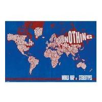 World Map Stereotypes - 24 x 36 Inches Maxi Poster