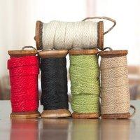 Wooden Jute Spools x 5 345801