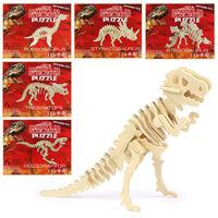 Wooden Puzzle Dinosaur Assembly Kit
