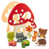 Wooden Toadstool Puzzle