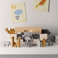 Wooden Noah\'s Ark Toy