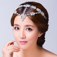 womens alloy cubic zirconia headpiece wedding special occasion head ch ...