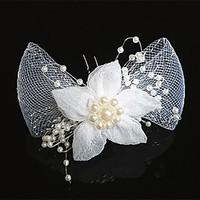 Women\'s Fabric Headpiece-Wedding Special Occasion Outdoor Hair Combs Flowers