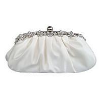 Women Silk Event/Party Evening Bag White Beige Pink Purple Gold Red Black Champagne Ivory