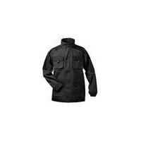 Work Jacket, sporty workwear, grey / black, size M