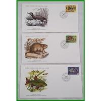 World Wildlife Fund First Day Covers of Yugoslavia 1976 Issues No. 14, 15, ?