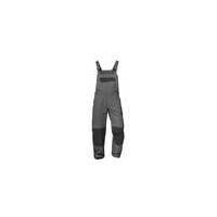 Work and hobby dungarees, grey with black accents, size 32