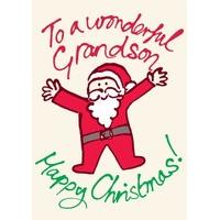 Wonderful Grandson Christmas| Christmas Card |LL1133