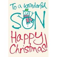 Wonderful Son Xmas| Christmas Card |LL1140