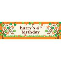 Woodland Personalised Banner