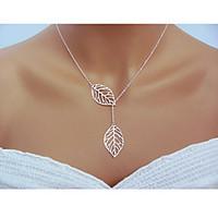womens pendant necklaces chain necklaces leaf sterling silver adjustab ...
