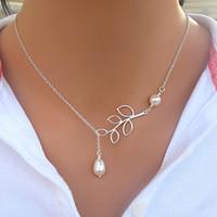 womens strands necklaces pearl necklace pearl imitation pearl alloy dr ...