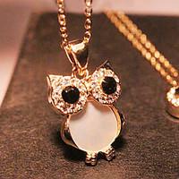 Women\'s Pendant Necklaces Alloy Simulated Diamond Shell Fashion Golden Jewelry Party Halloween 1pc