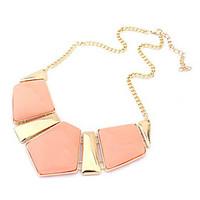 Women\'s Choker Necklaces Gemstone Alloy Fashion Luxury Jewelry Pink Jewelry Party Daily 1pc