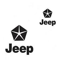 World War 2 The Five-star Flag Pentagram Car Stickers (S=14x13cm)