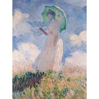 Woman with Parasol By Claude Monet
