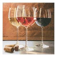 World of Wine Lunch Napkins 33cm 3ply (Pack of 20)