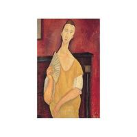 Woman with a Fan By Amedeo Modigliani