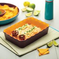 World of Flavours Mexican Ceramic Burrito Dish Plum (Single)