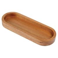 wooden condiments tray