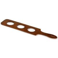 Wooden Beer Flight Paddle to Hold 3 Glasses (Single)