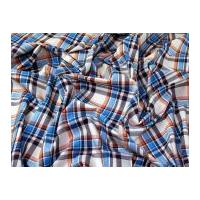 Woven Check Cotton Lawn Dress Fabric