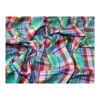 woven check cotton lawn dress fabric