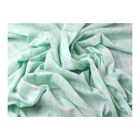 Woven Check Cotton & Modal Stretch Seersucker Dress Fabric Green