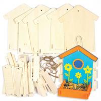 wooden bird feeder kits bulk pack pack of 30