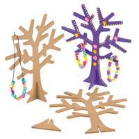 Wooden Jewellery Trees (Pack of 10)