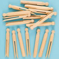 Wooden Dolly Pegs (Per 3 packs)