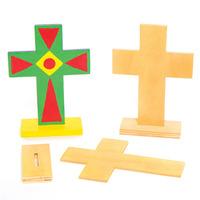 Wooden Stand-up Crosses (Pack of...