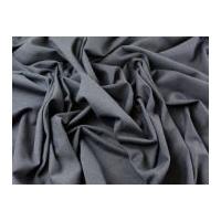 Wool, Polyester & Lycra Stretch Suiting Dress Fabric Navy Blue