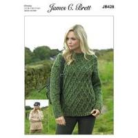 Women\'s Sweaters in James C. Brett Highlander Chunky (JB428)